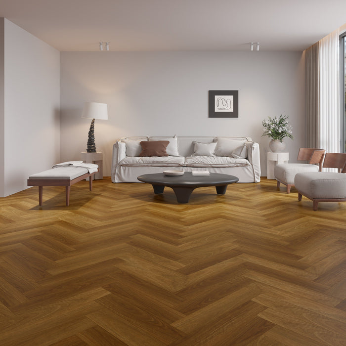 Hybrid Herringbone 9.5mm - Pacific Spotted Gum (HHB95003)